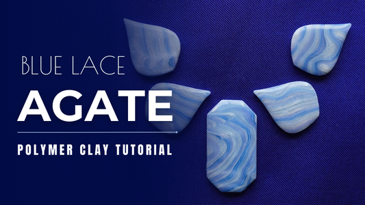 DIY Blue Lace Agate Clay Tutorial