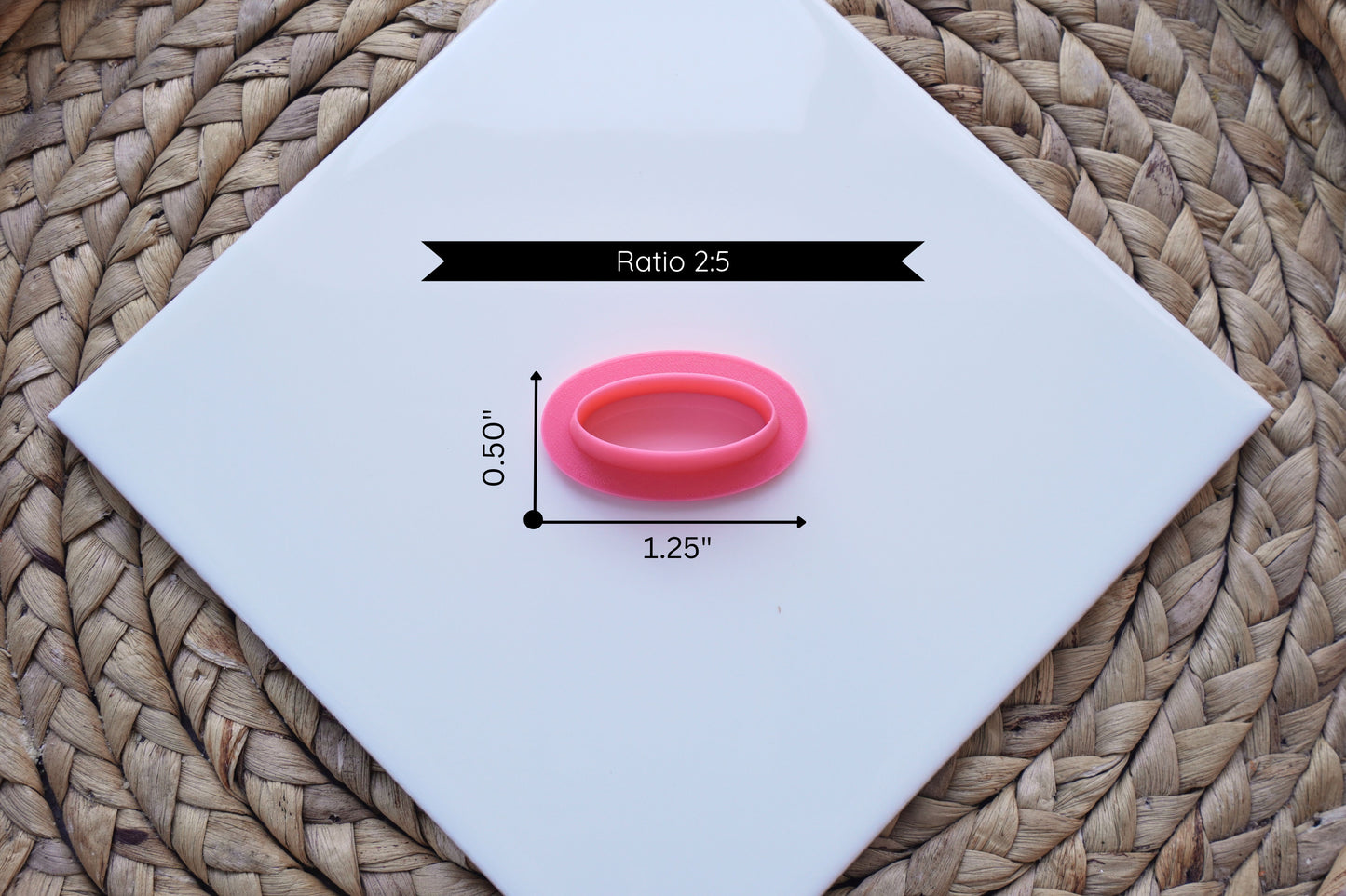 Oval Clay Cutter - 2:5 Ratio