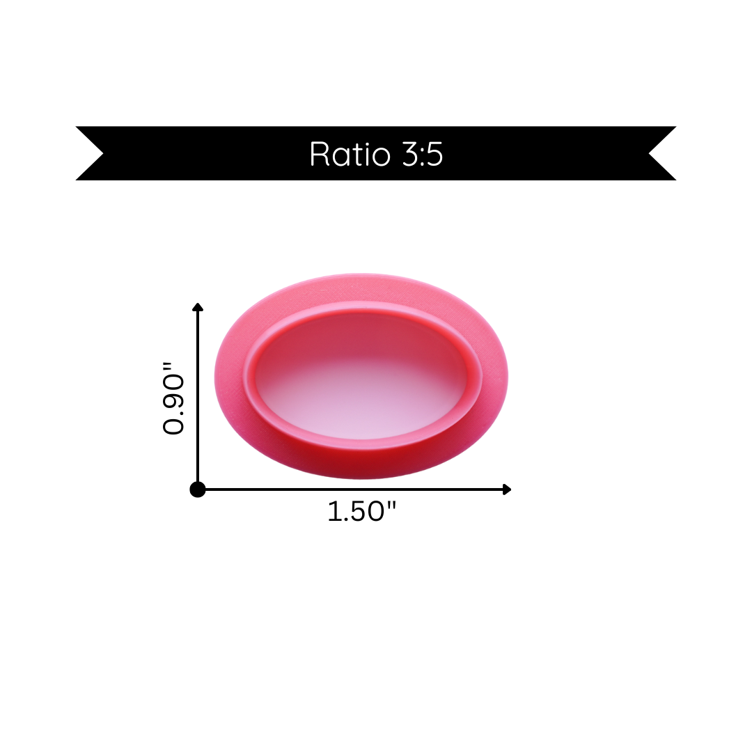 Oval Clay Cutter - 3:5 Ratio