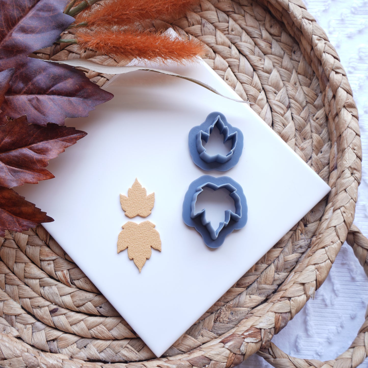 Maple Leaf Dangle Clay Cutter Set