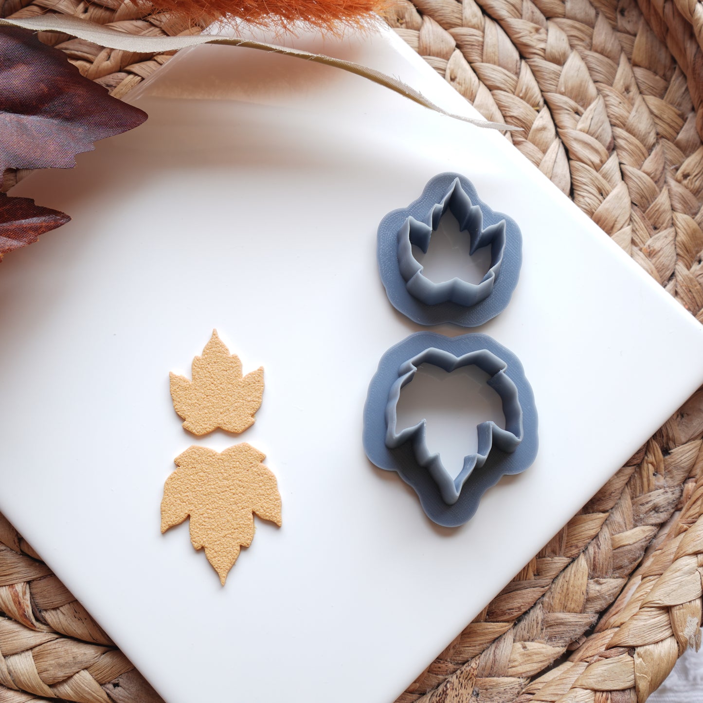 Maple Leaf Dangle Clay Cutter Set