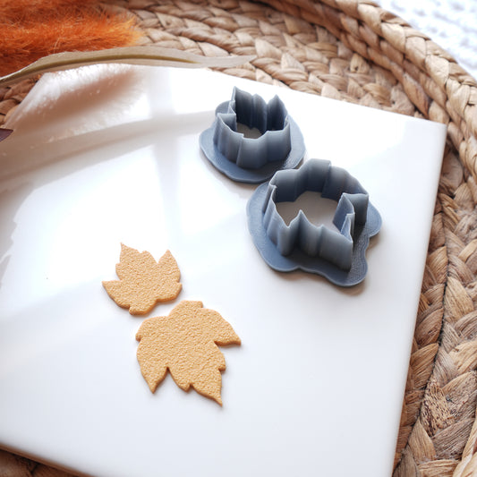 Maple Leaf Dangle Clay Cutter Set