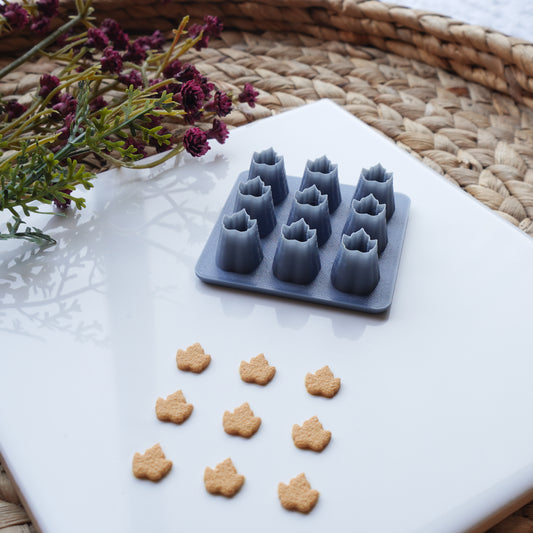 Maple Leaf Micro Cluster Clay Cutter