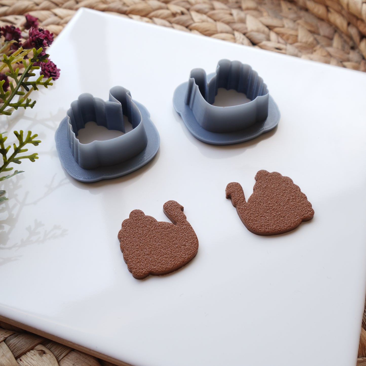 Turkey Clay Cutter Set (Mirrored)