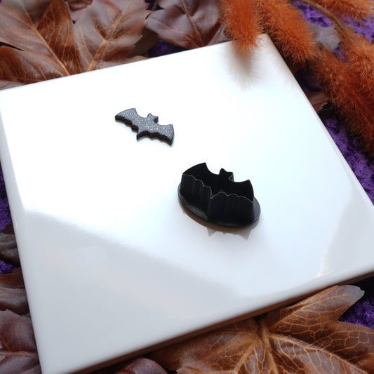 Flying Bat Polymer Clay Cutter – Halloween Jewelry Making Tool