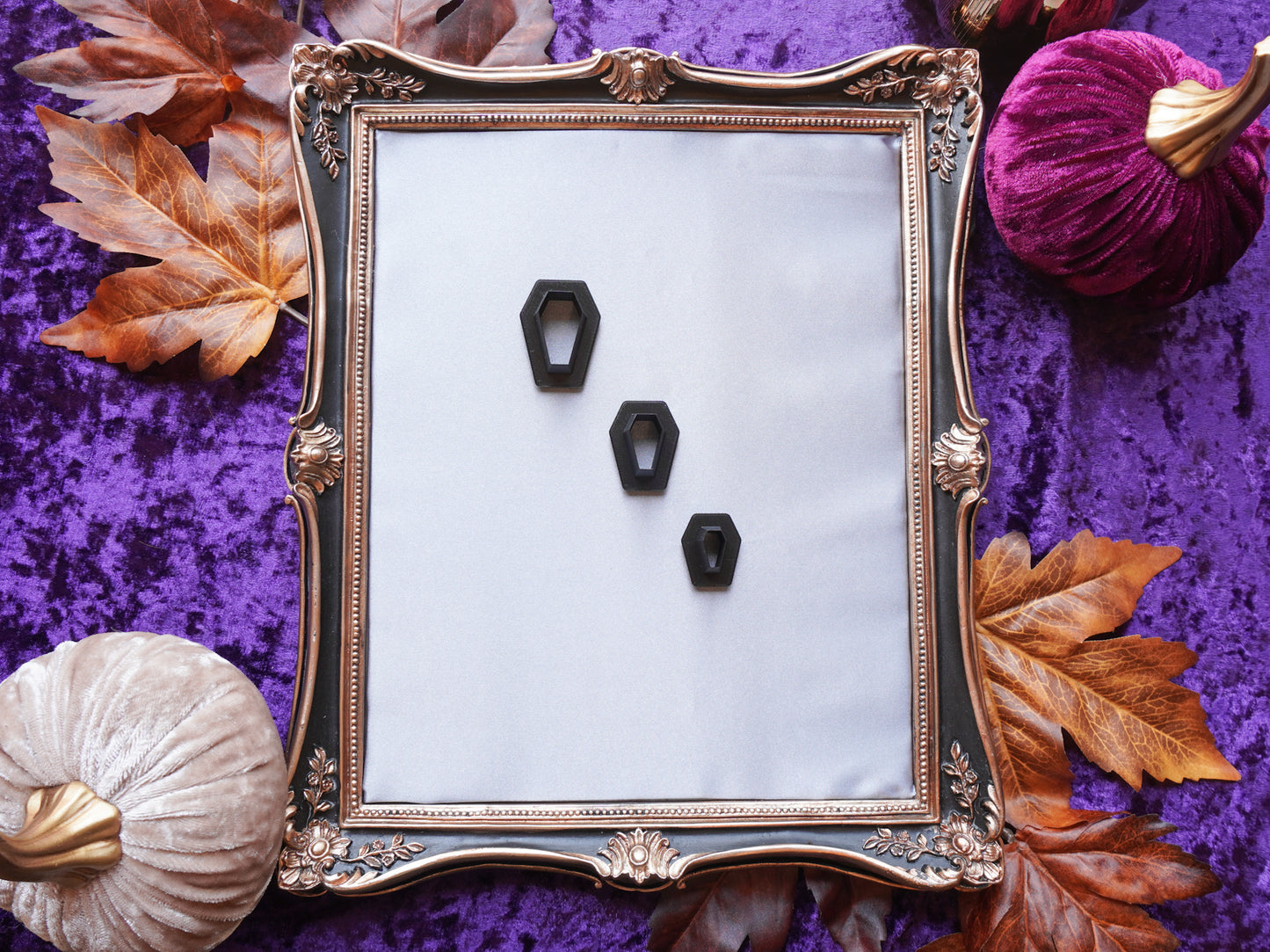 Modern Coffin Polymer Clay Cutter – Halloween Jewelry Making Tool