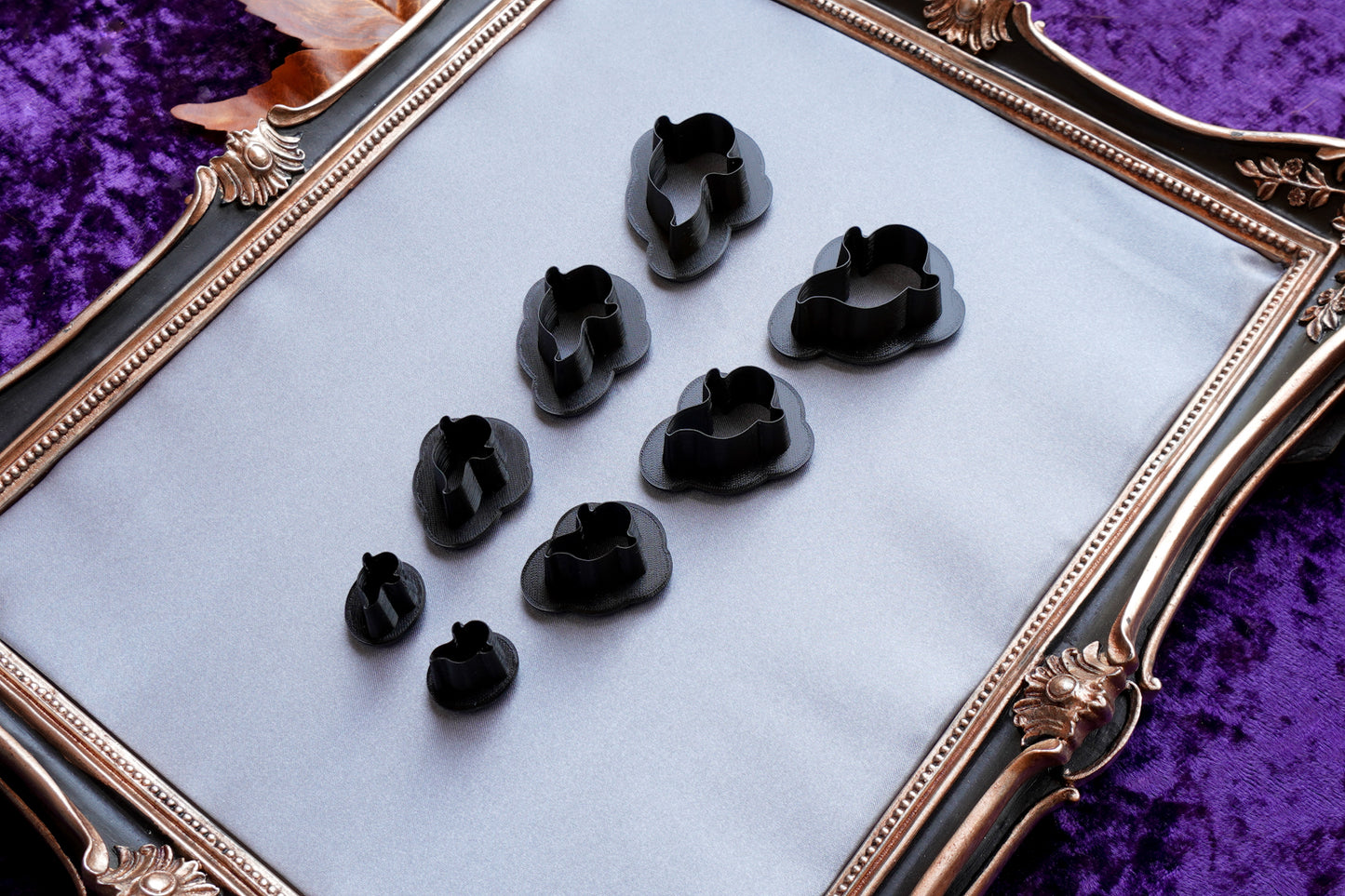 Cute Ghost Clay Cutter – Halloween Polymer Clay Jewelry Tool (Single or Mirrored Set)