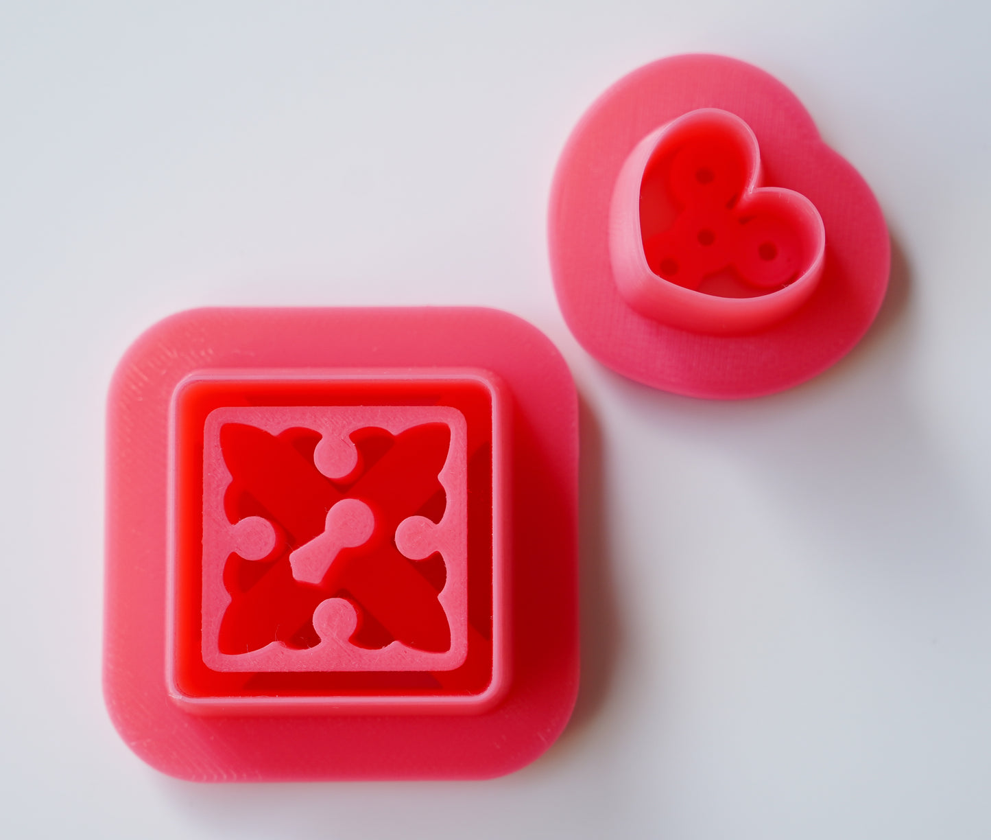 Cupid’s Lock Embossing Clay Cutter – Heart & Lock Dangle Set