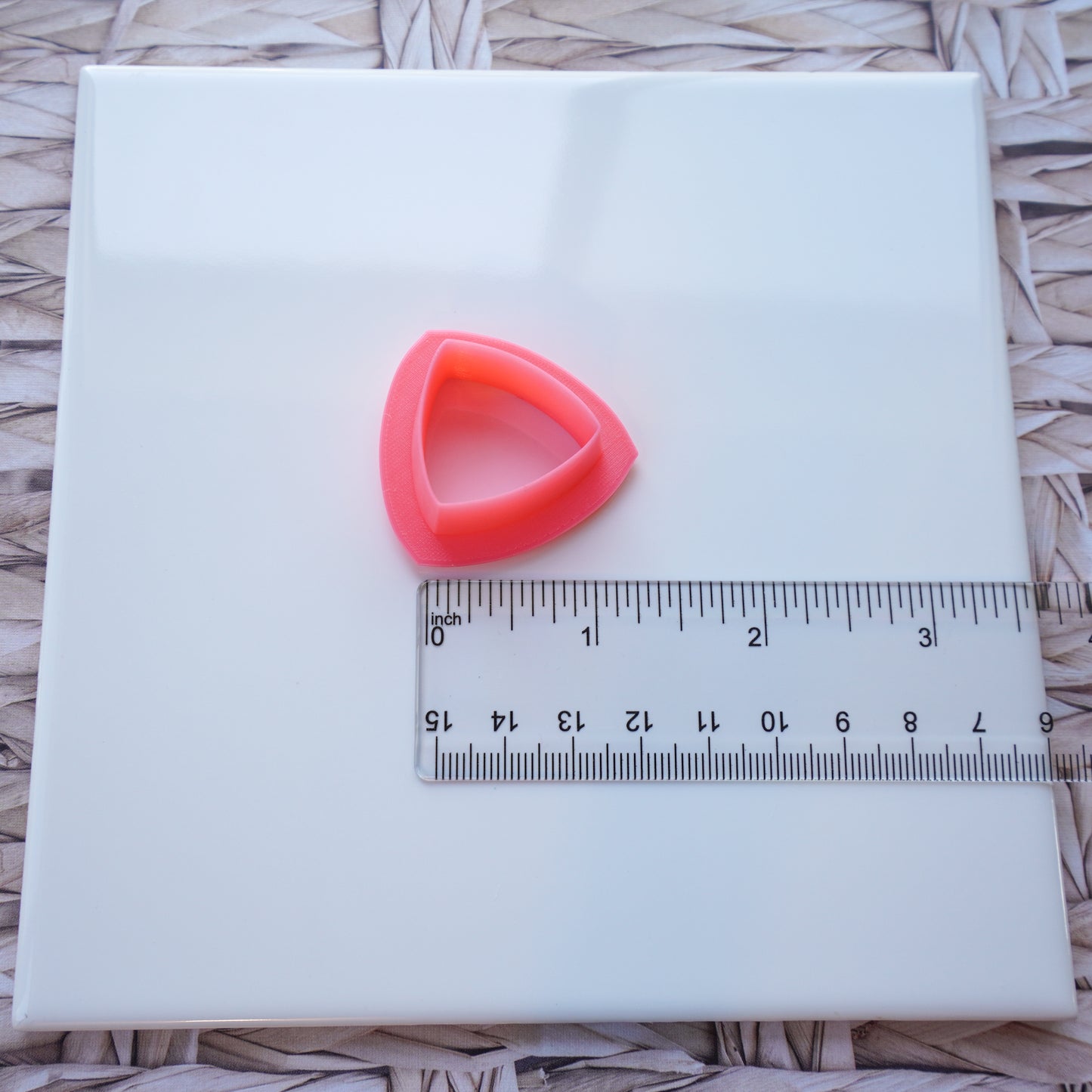 Trillion Isosceles Puffy Triangle Clay Cutter