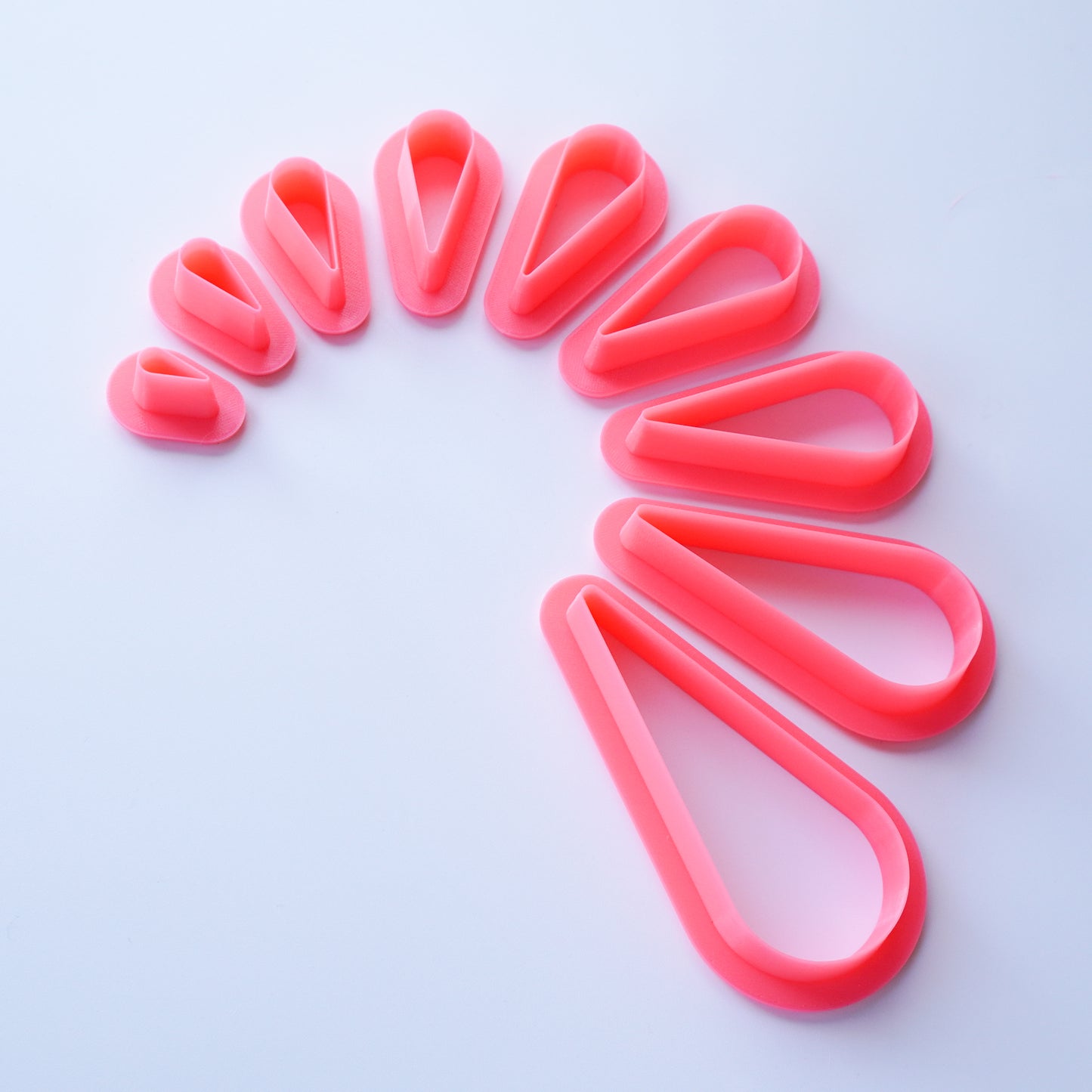 Narrow Teardrop Clay Cutter