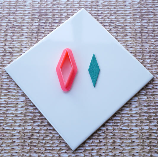 Narrow Rhombus Clay Cutter