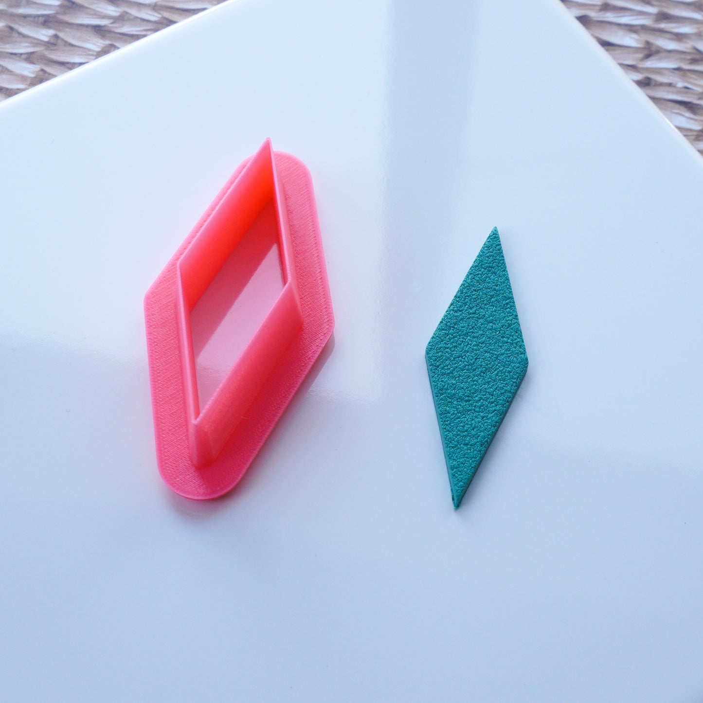 Narrow Rhombus Clay Cutter