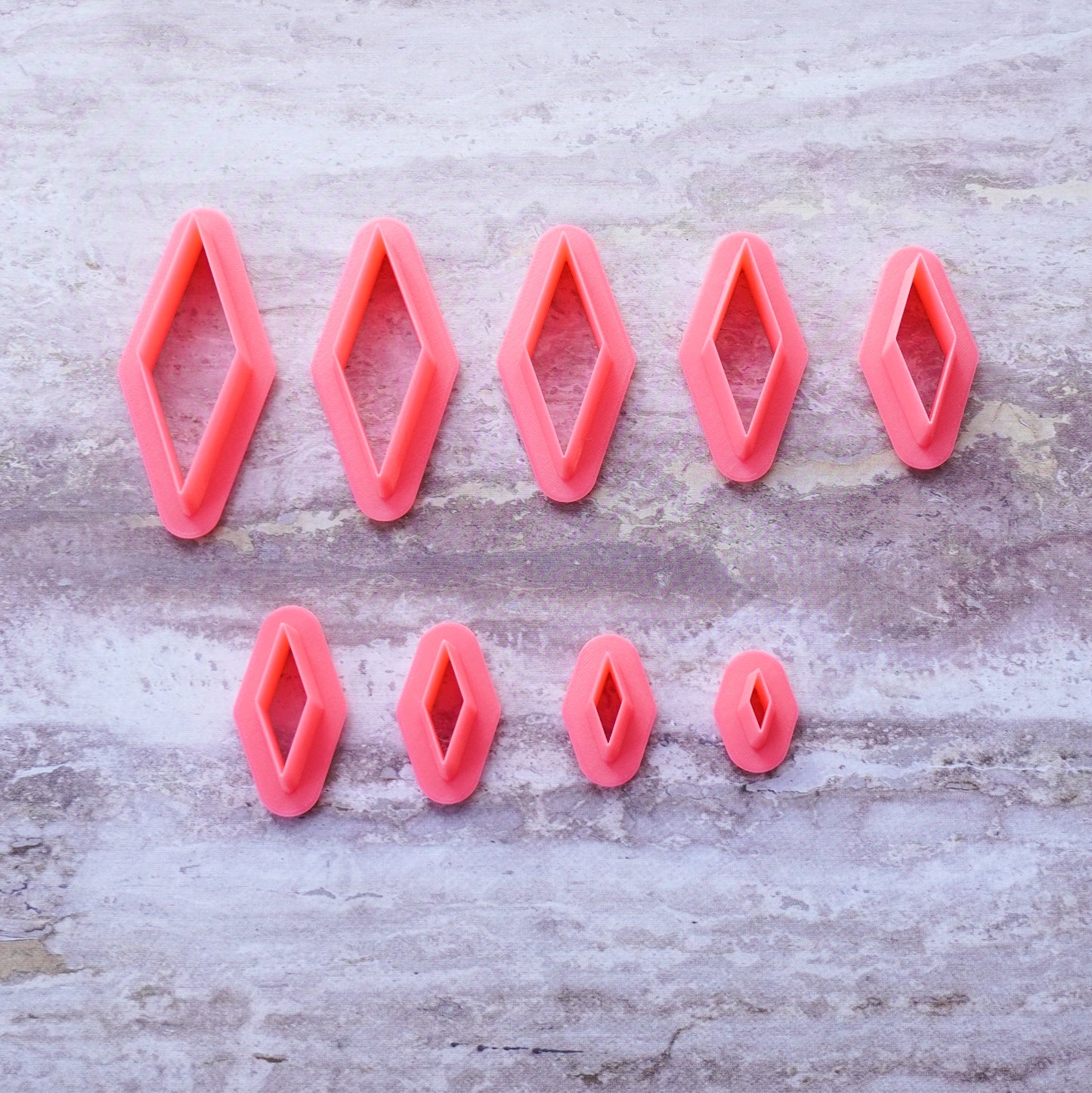 Narrow Rhombus Clay Cutter