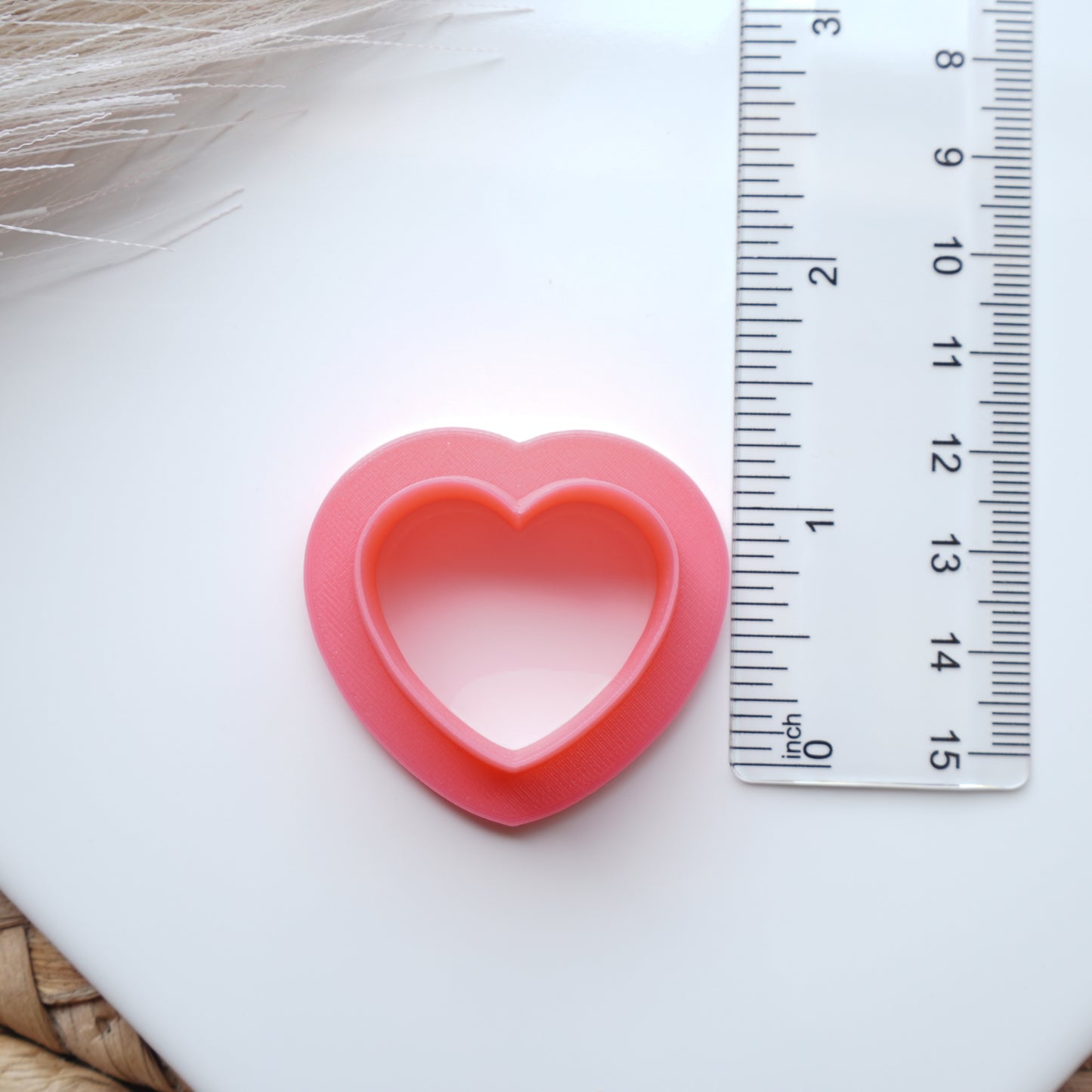 Puffy Heart Clay Cutter – Valentine’s Day Shape for Earrings, Charms & More