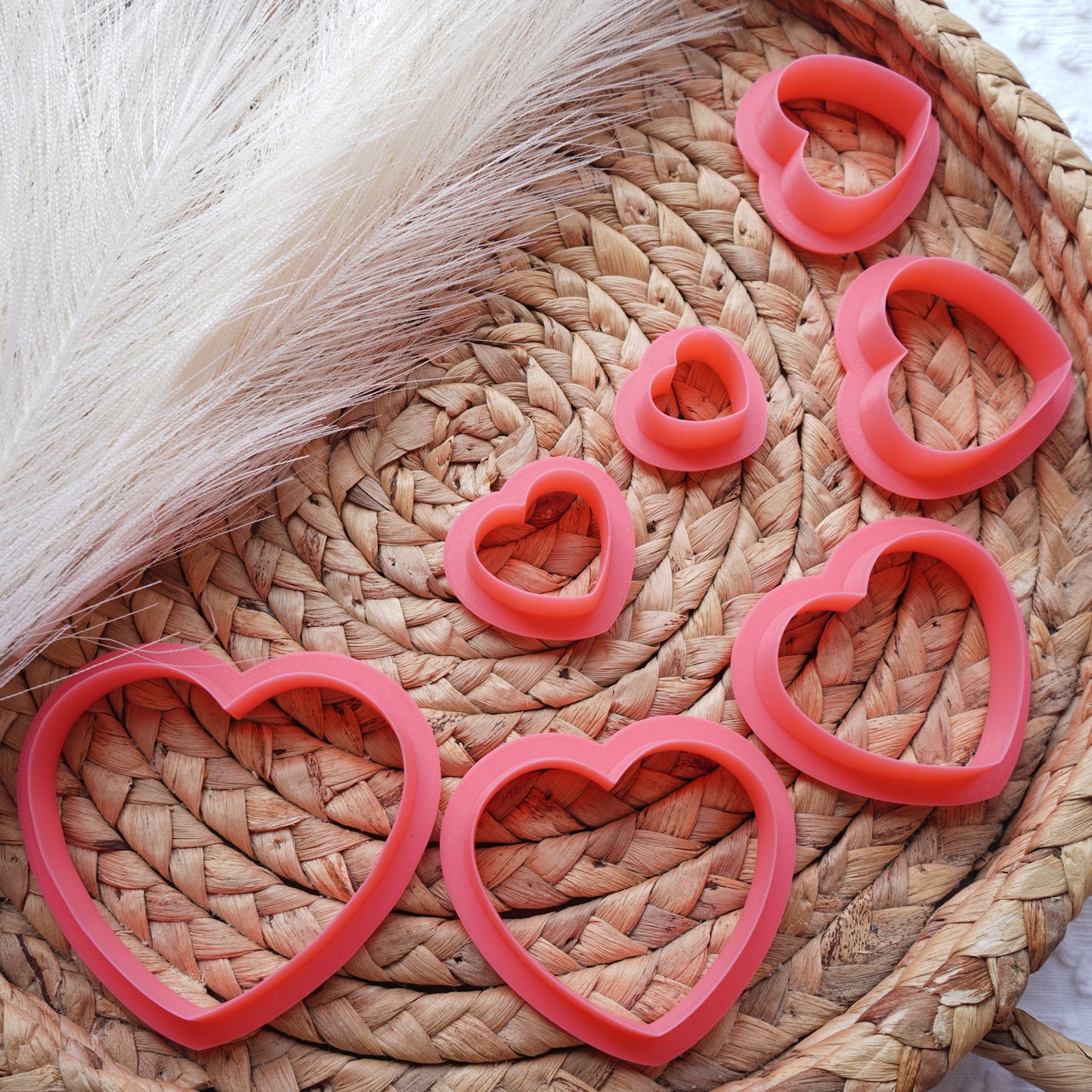 Puffy Heart Clay Cutter – Valentine’s Day Shape for Earrings, Charms & More