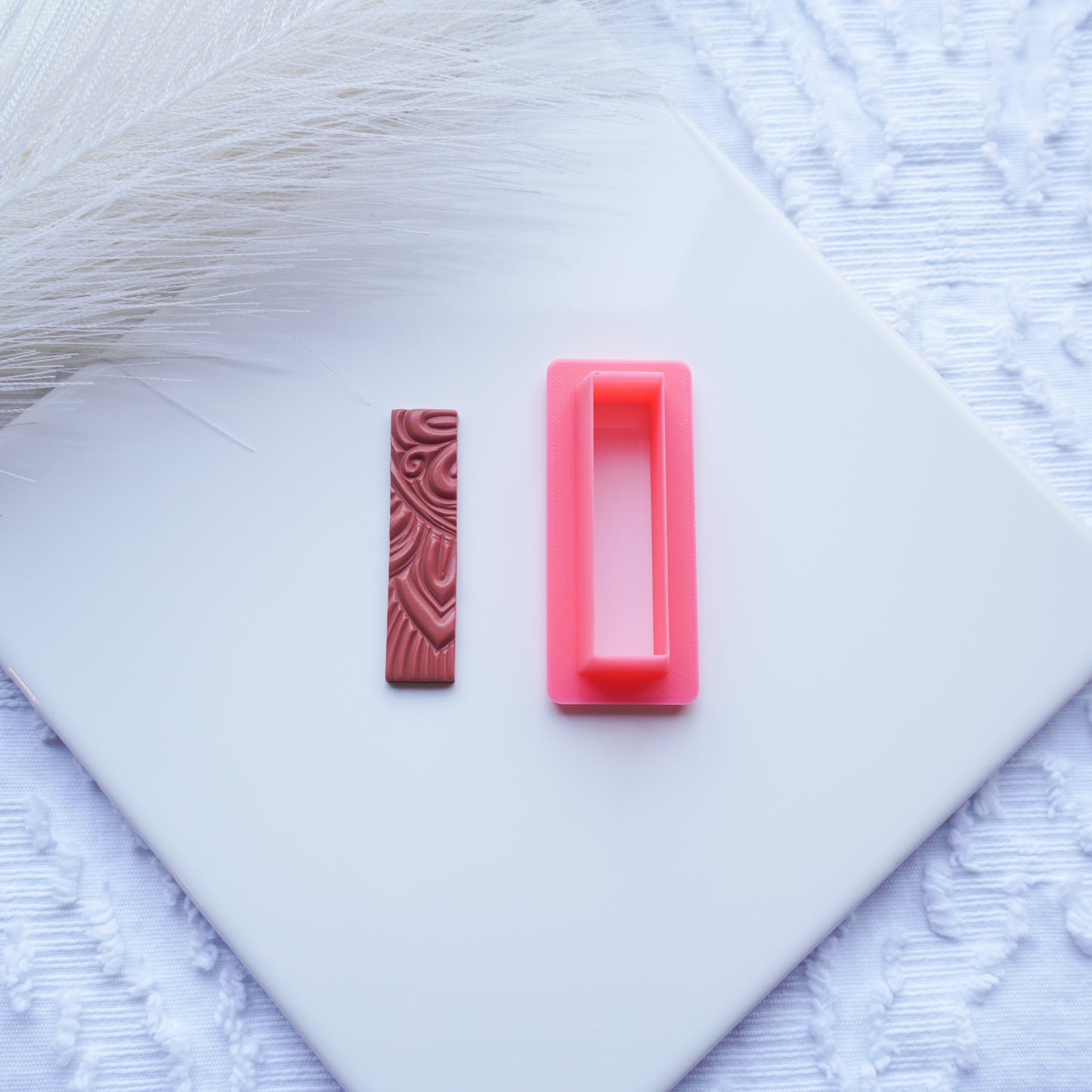Rectangle Ratio Clay Cutter – 1:4 Geometric Shape for Modern Jewelry