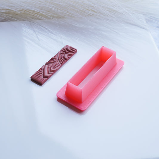 Rectangle Ratio Clay Cutter – 1:4 Geometric Shape for Modern Jewelry