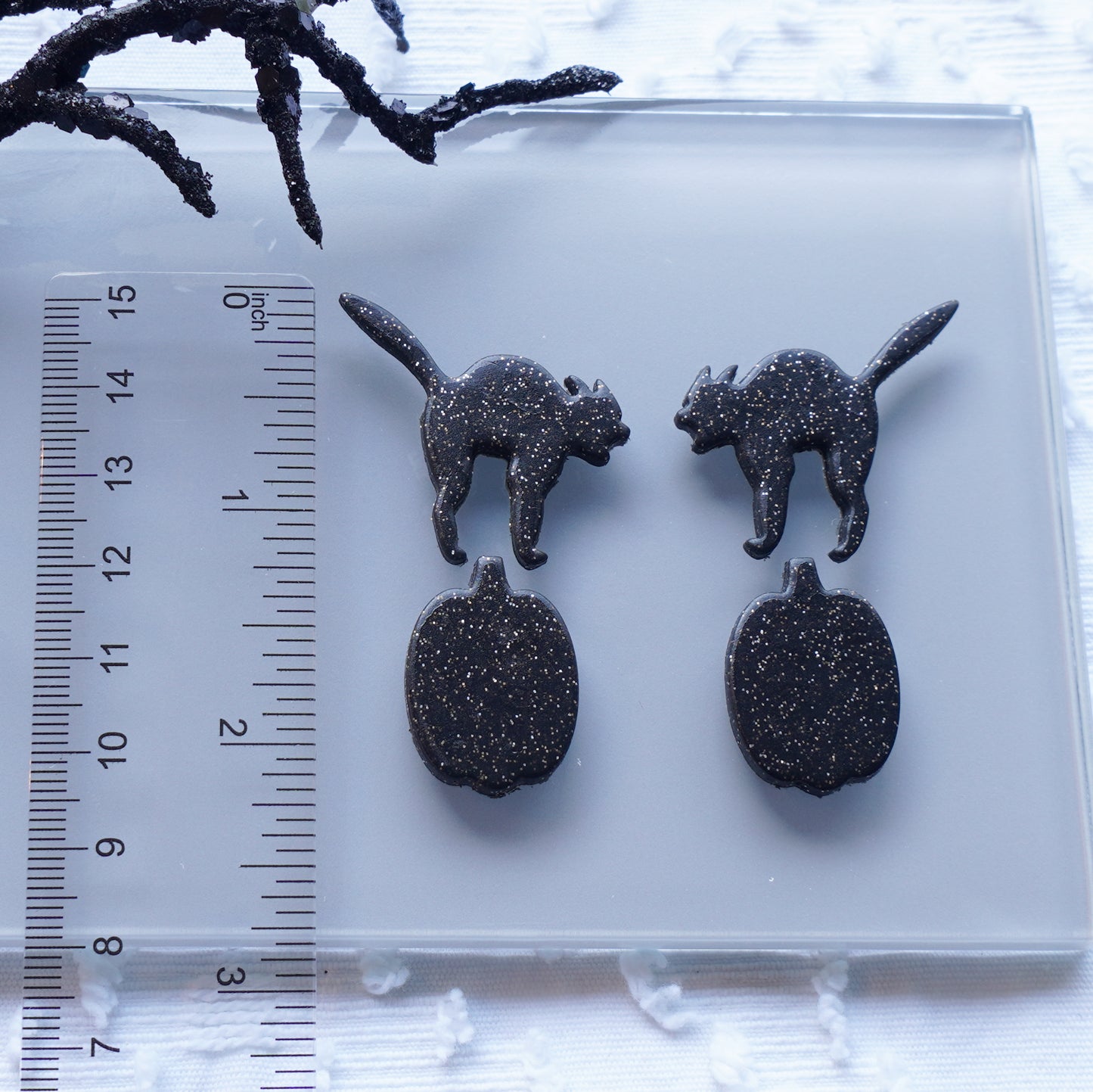 Scaredy Cat Pumpkin Dangle Clay Cutter Set