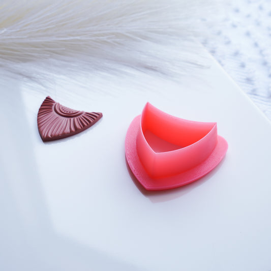 Boho Shield Drop Polymer Clay Cutter