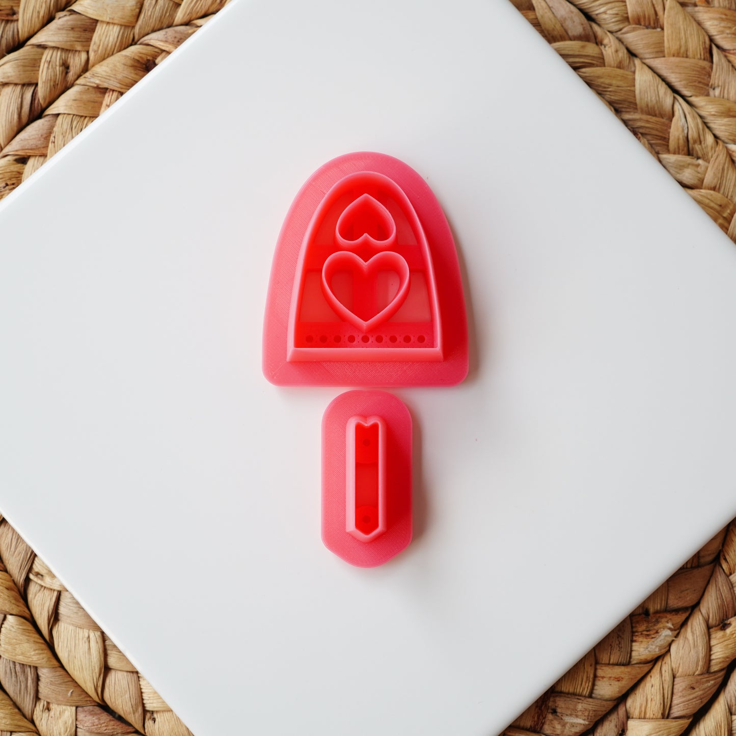 Heart Duo Dangle Clay Cutter Set