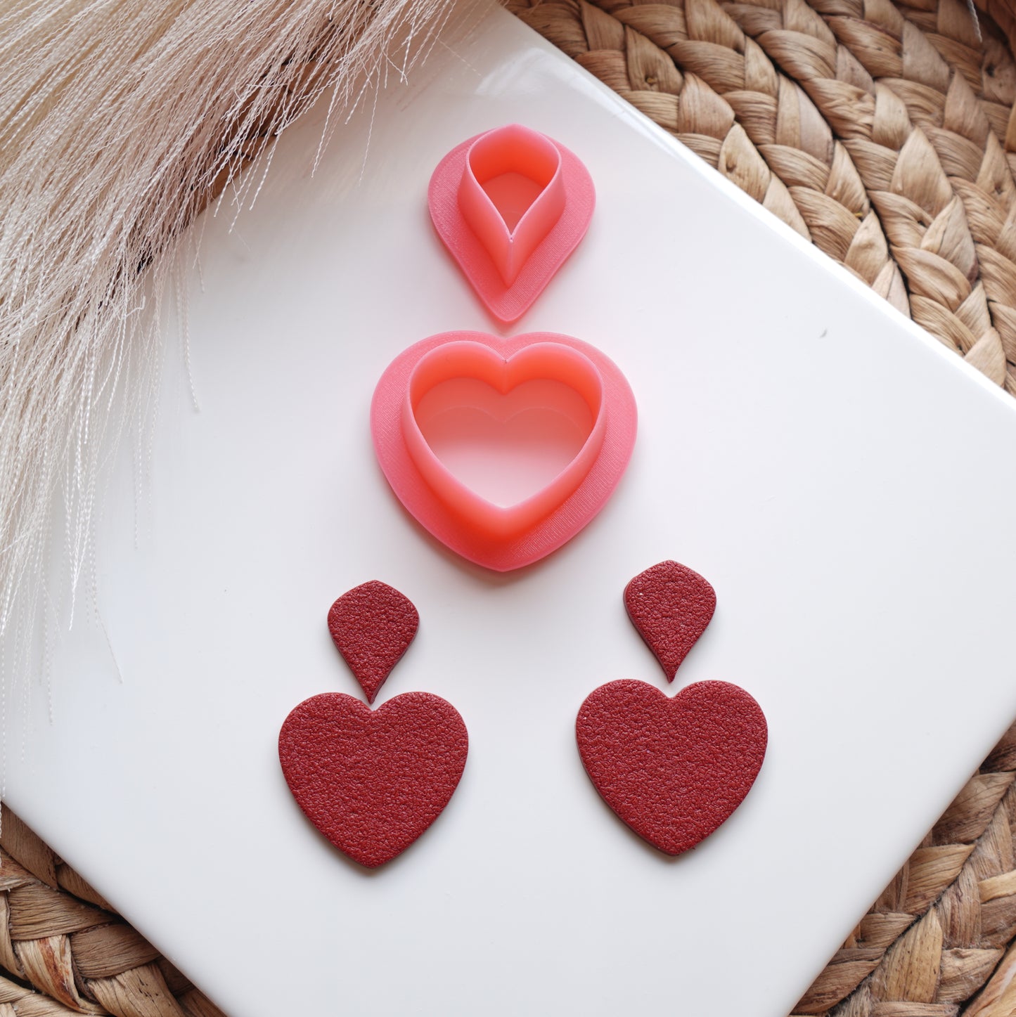 Follow Your Heart Dangle Clay Cutter Set
