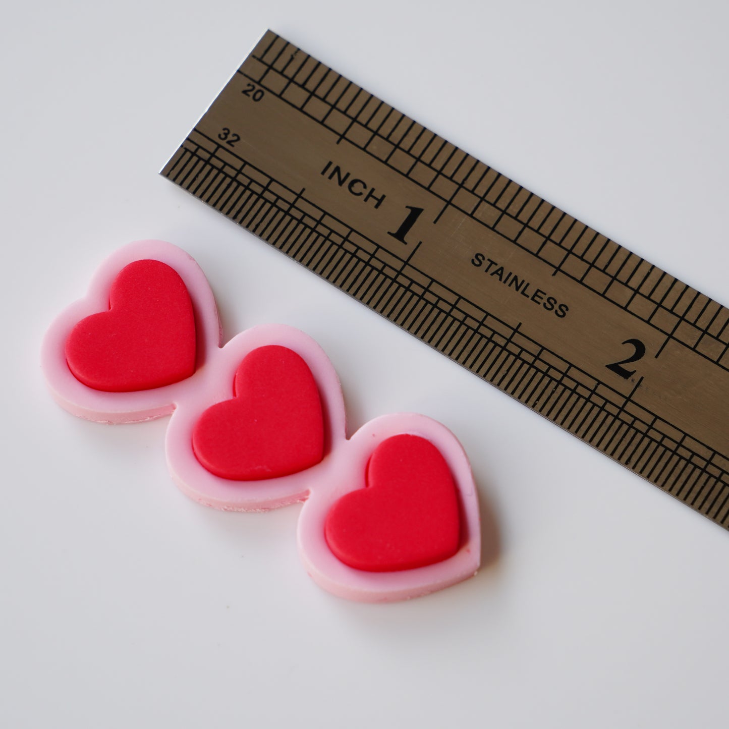 Hearts in Harmony Clay Cutter – Triple Heart Bezel Design