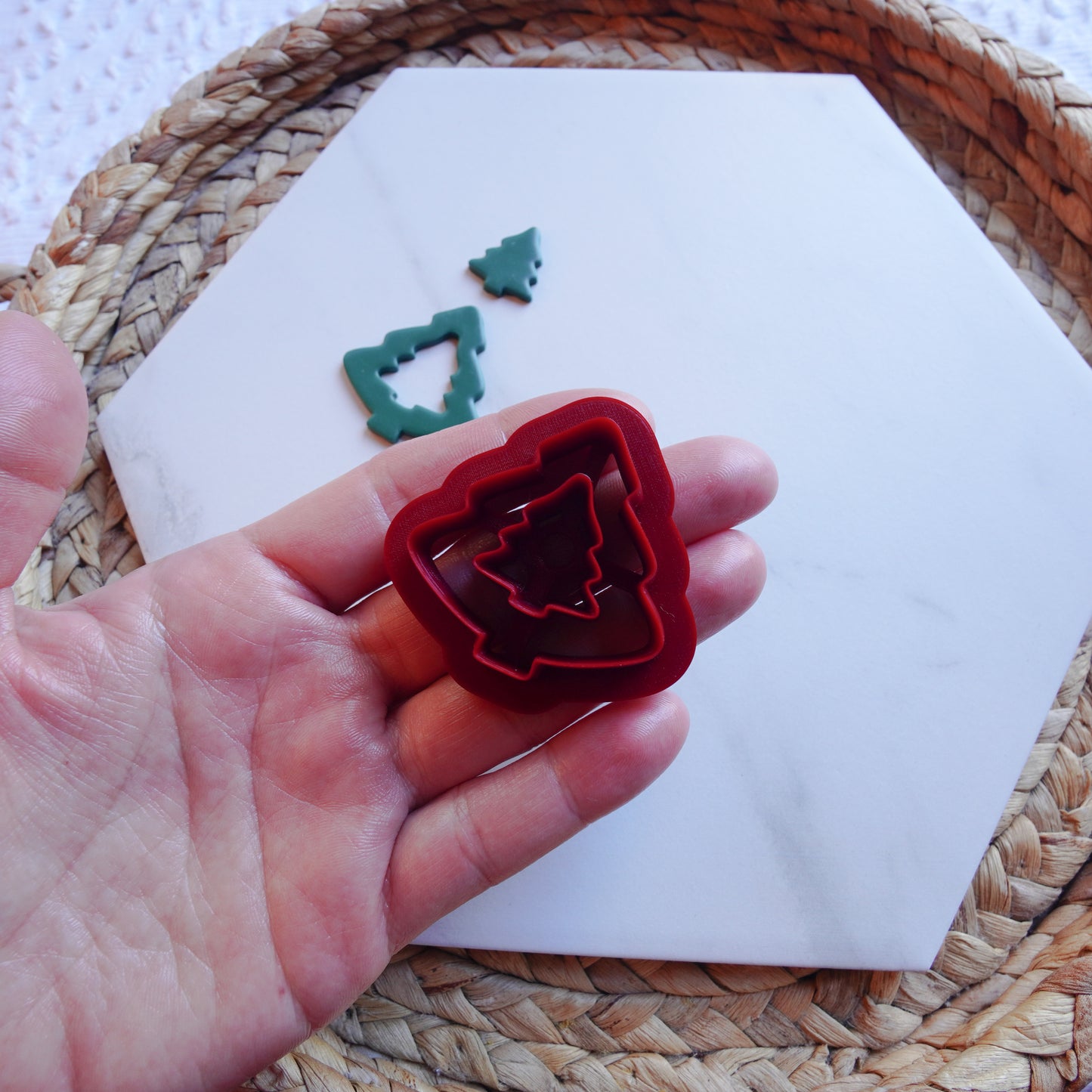 Linzer Christmas Tree Clay Cutter