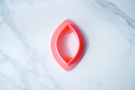 Mandorla Clay Cutter – Elegant Almond Shape Polymer Clay Tool