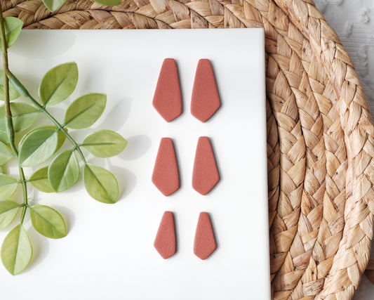 Mirrored Agate Clay Cutter Set for Symmetrical Earrings and Jewelry