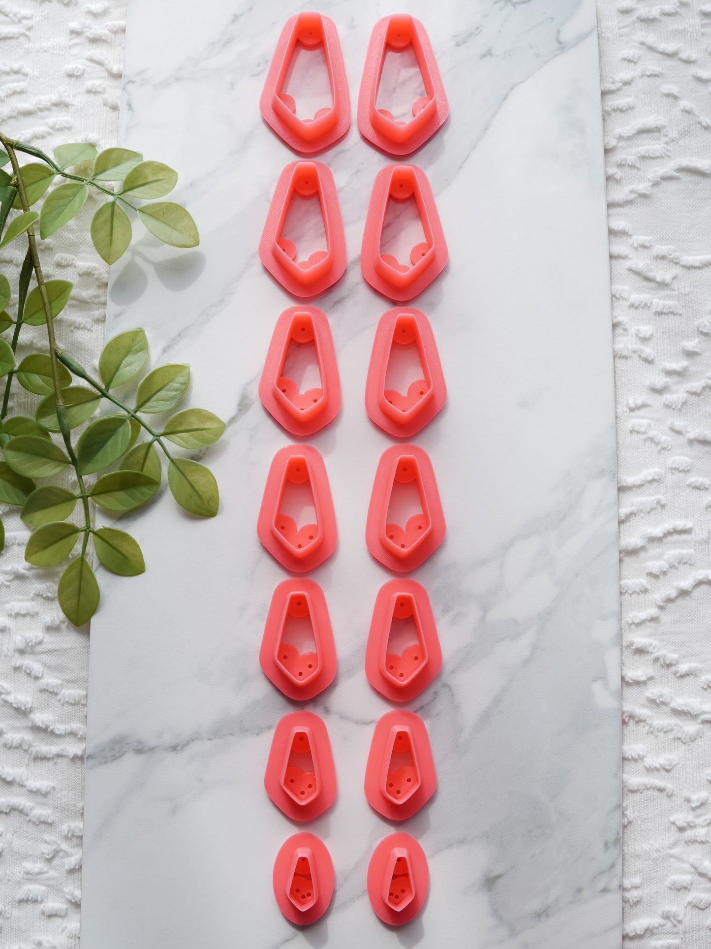 Mirrored Agate Clay Cutter Set
