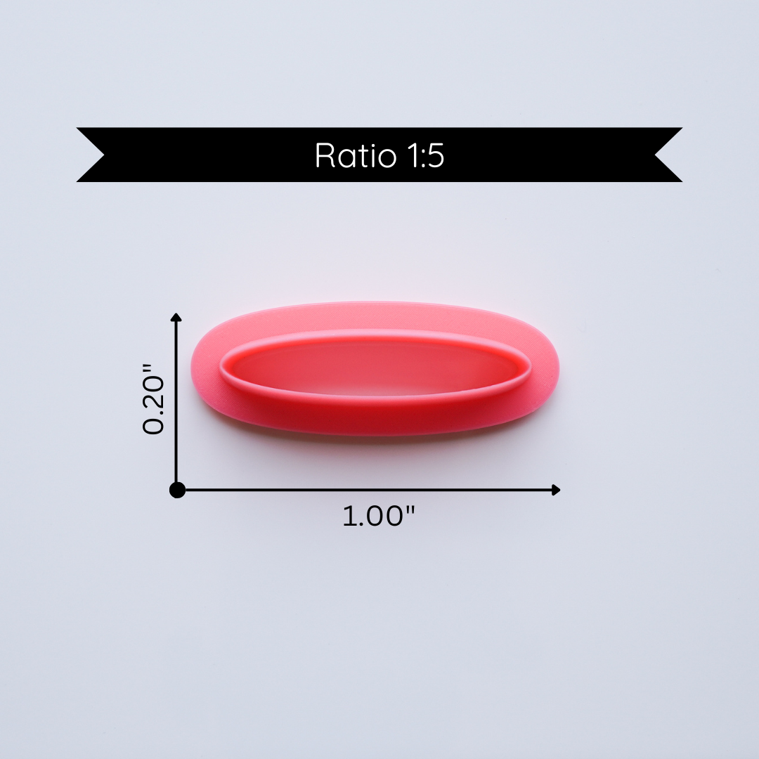 Oval Clay Cutter - 1:5 Ratio