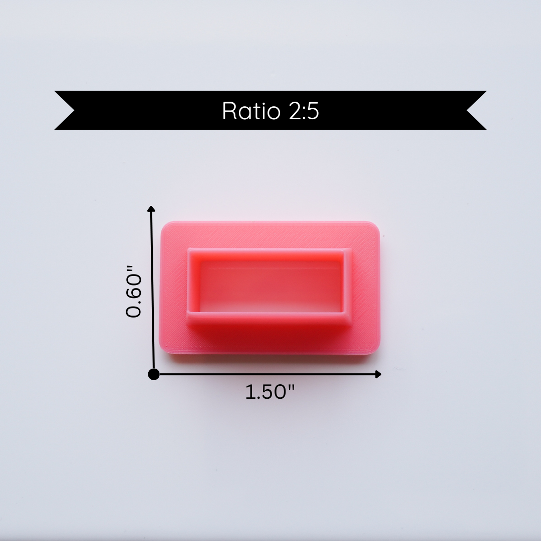 Rectangle Clay Cutter - 2:5 Ratio
