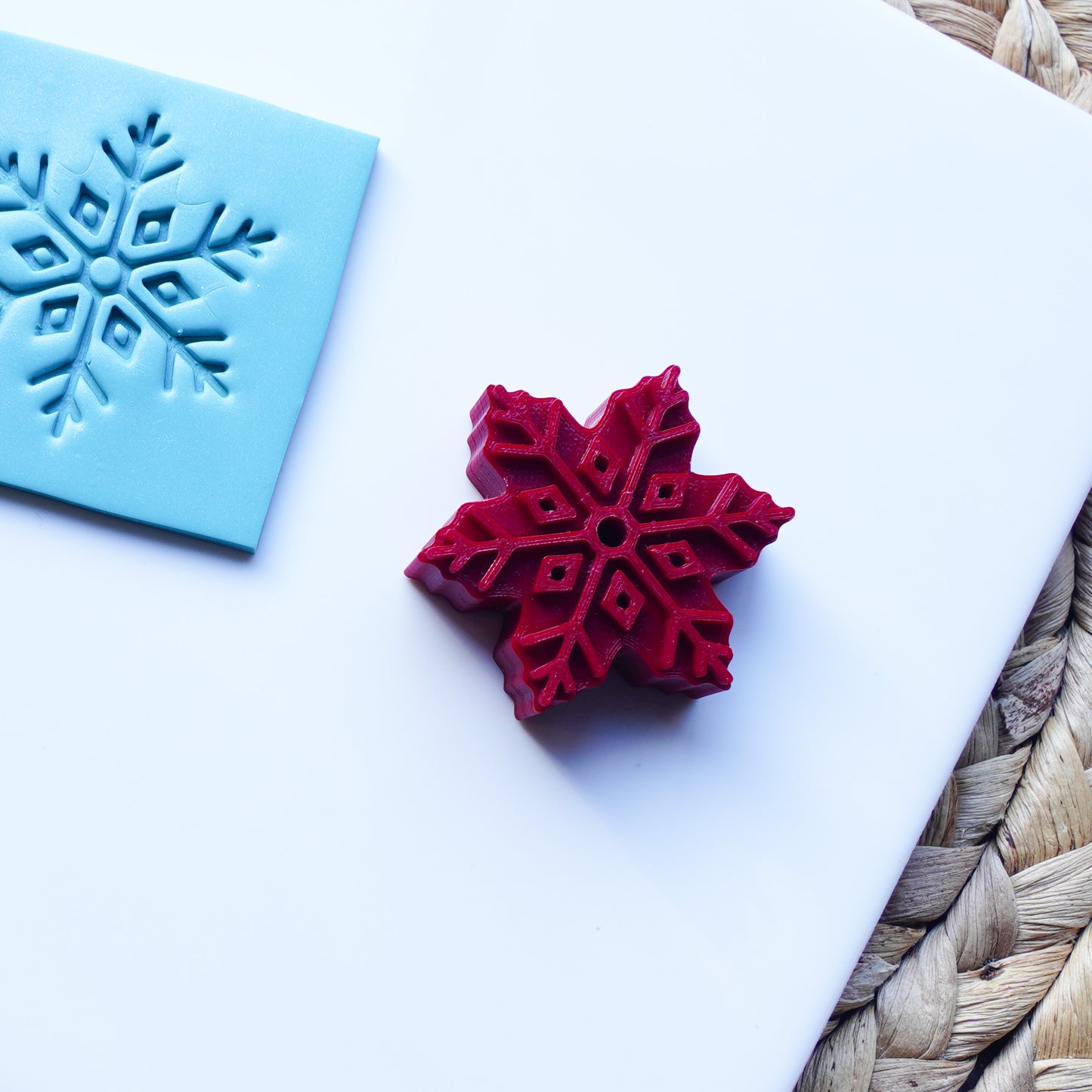 Frosted Snowflake Stamp