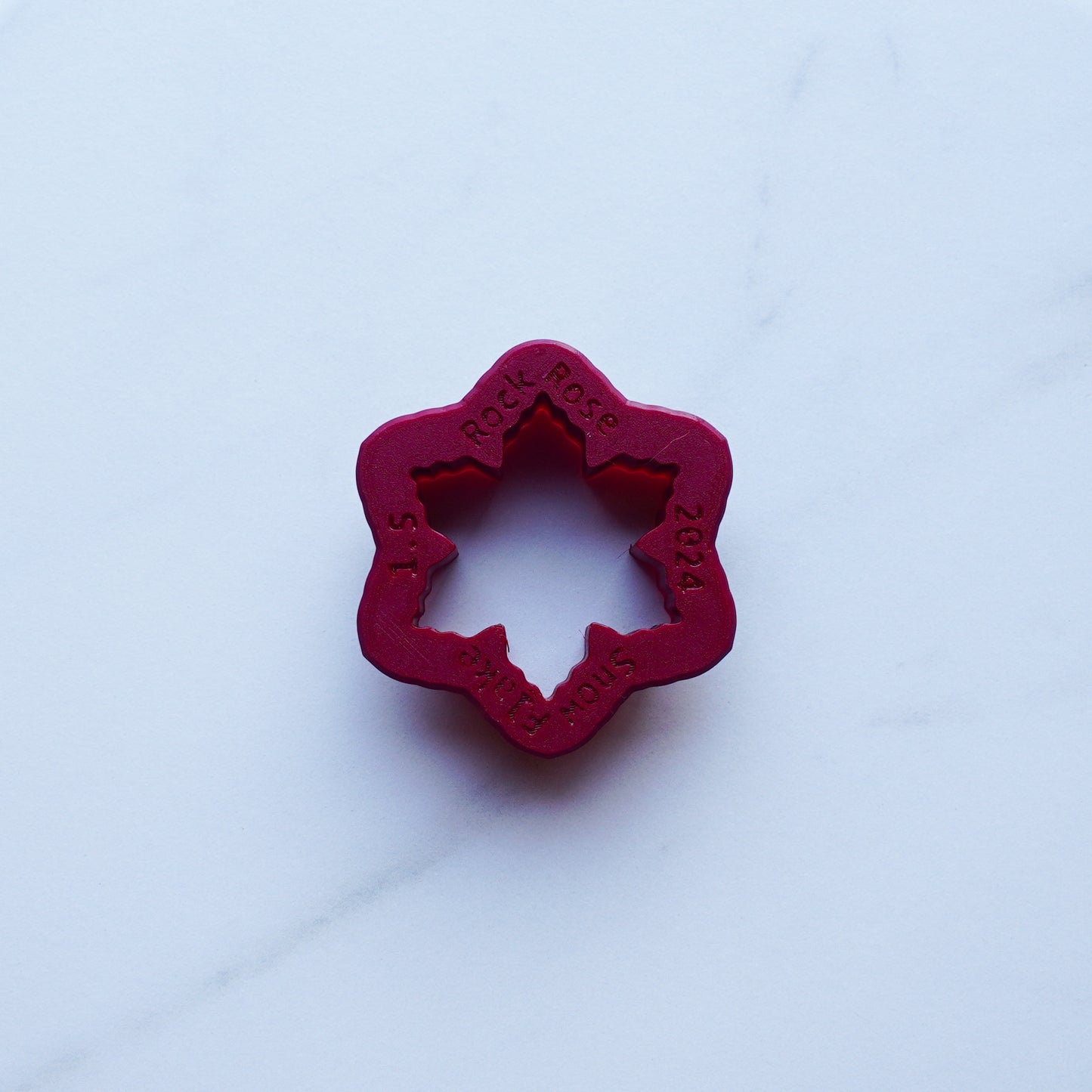 Snowflake Polymer Clay Cutter – Intricate Winter Design