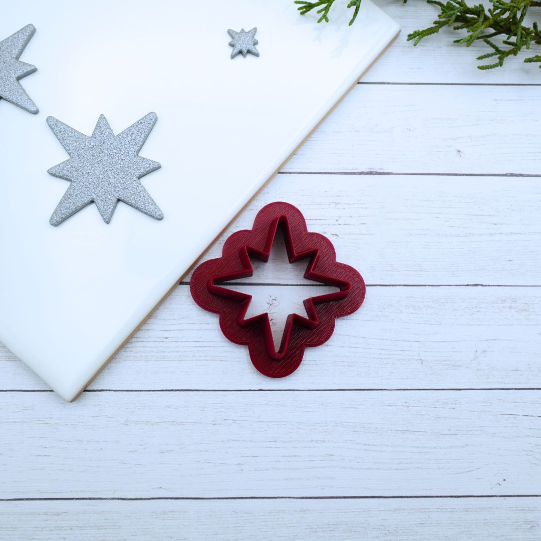 Star of Bethlehem Clay Cutter – Festive Holiday Jewelry & Ornaments