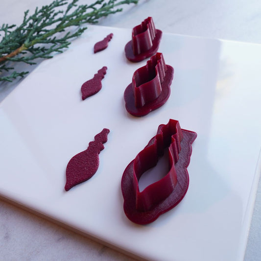 Sugarplum Finial Ornament Clay Cutter