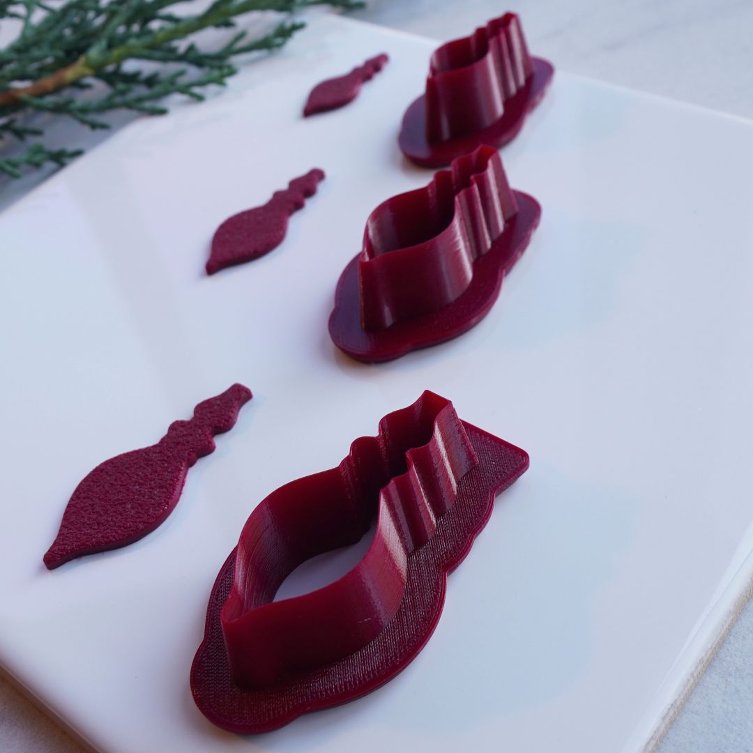 Sugarplum Finial Ornament Clay Cutter
