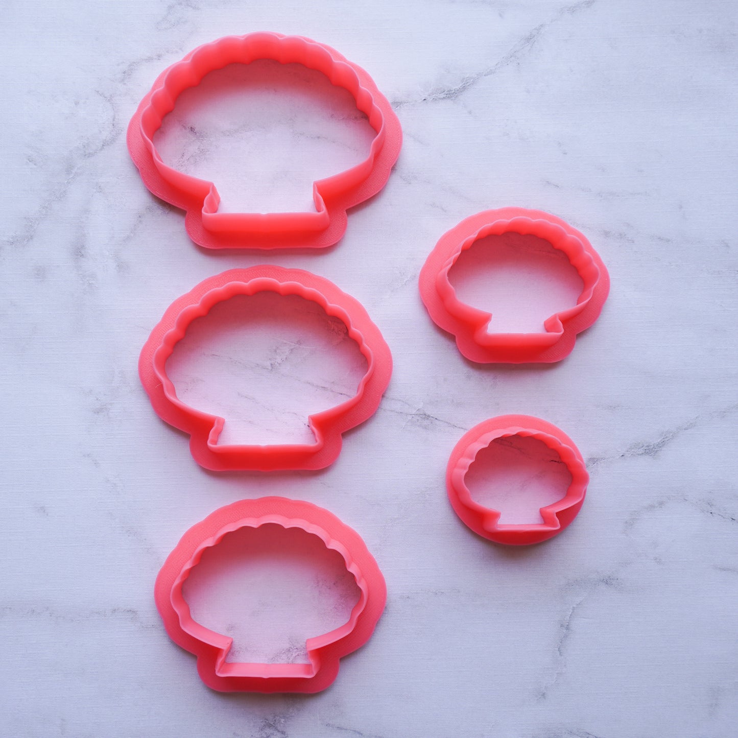 Scallop Shell Clay Cutter