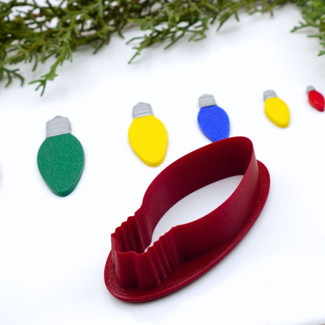 Vintage Twinkle Christmas Light Clay Cutter