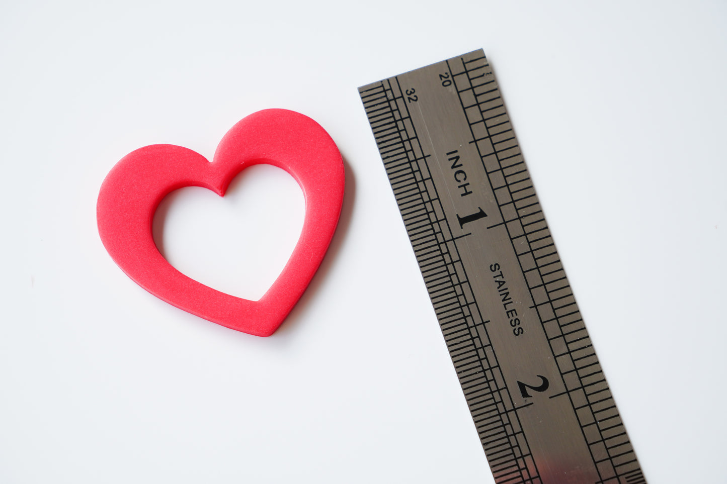 Two of Hearts Clay Cutter – Romantic Heart with Inner Cutout