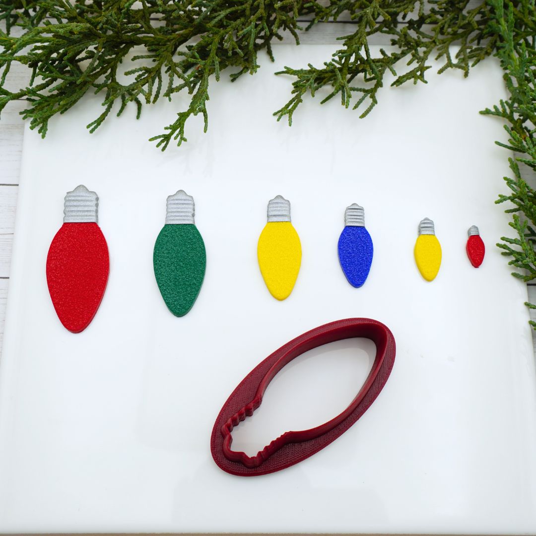 Vintage Twinkle Christmas Light Clay Cutter