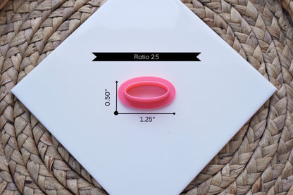 Oval Clay Cutter - 2:5 Ratio