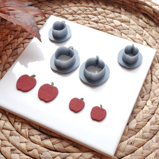 Apple Clay Cutter Set (Mirrored)