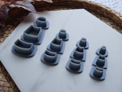Candy Corn Clay Cutter Dangle Set