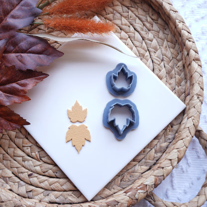 Maple Leaf Dangle Clay Cutter Set