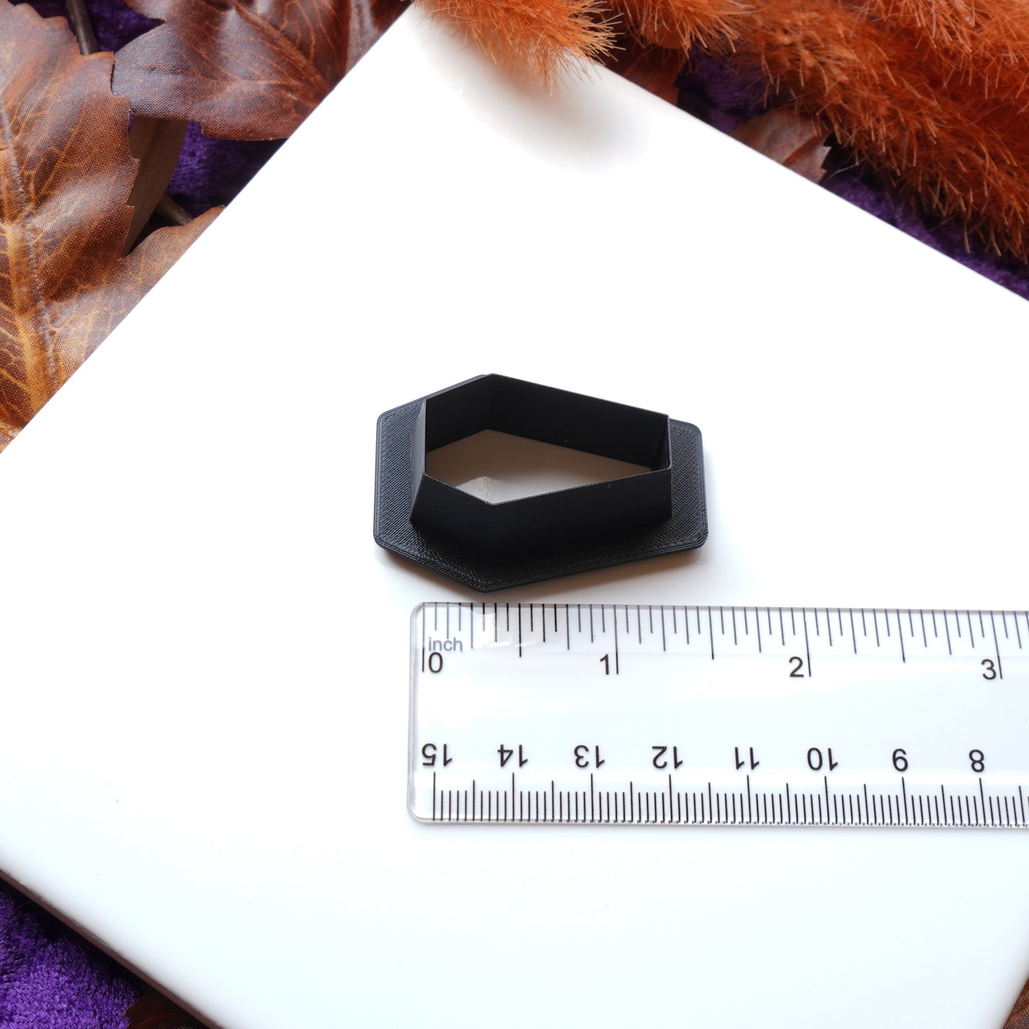 Modern Coffin Polymer Clay Cutter – Halloween Jewelry Making Tool
