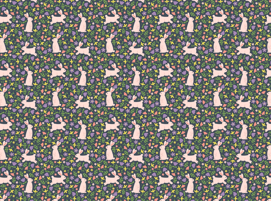 Scandinavian Bunny Easter Transfer Sheet