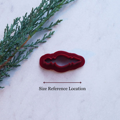 Frosted Bell Finial Clay Cutter – Vintage Holiday Ornament Shape