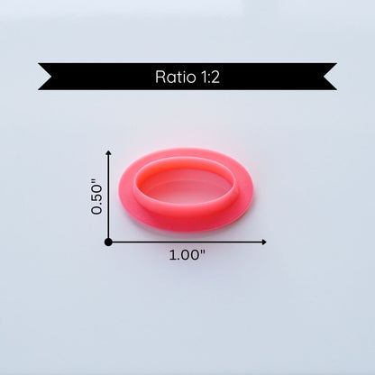 Oval Clay Cutter - 1:2 Ratio