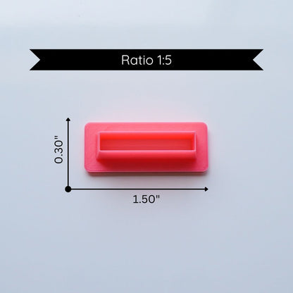 Rectangle Clay Cutter - 1:5 Ratio